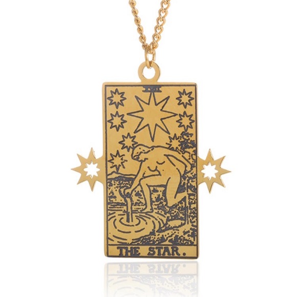 ⚫️𝟲𝟱%𝗢𝗙𝗙|𝗯𝘂𝗻𝗱𝗹𝗲𝘀𝟯+⚫️ ⚜️[𝟯/$𝟭𝟴]⚜️Star Tarot Steel Necklace NEW - Picture 8 of 10